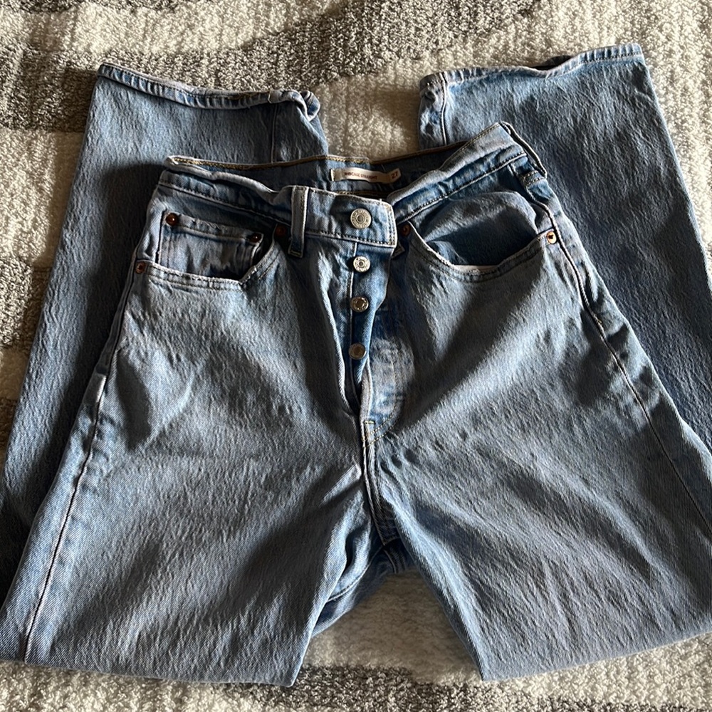 Levi’s Ribcage Straight flared jeans